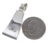 Native American Design Sterling Silver Multicolor Pendant HS41173
